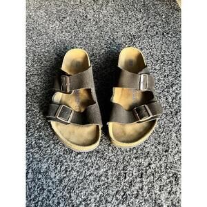 Birkenstock Unisex Arizona Soft Footbed Suede Leather Sandals - Mocha M8 W11